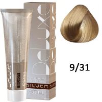 Крем-краска для седых волос SILVER DE LUXE 9/31 блондин золотисто-пепельный 60мл