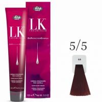 Краска для волос LK OPC Oil Protection Complex 5/5 светло-каштановый красный, 100мл