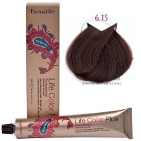 Крем-краска для волос LIFE COLOR PLUS 6,15/MF тёмный махагоновый блондин 100мл