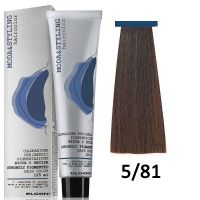 Краска для волос перманентная Moda Styling ТОН 5/81ash brown light brown/светло каштановый коричне