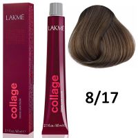 Краска для волос Collage creme hair color ТОН - 8/17, 60мл