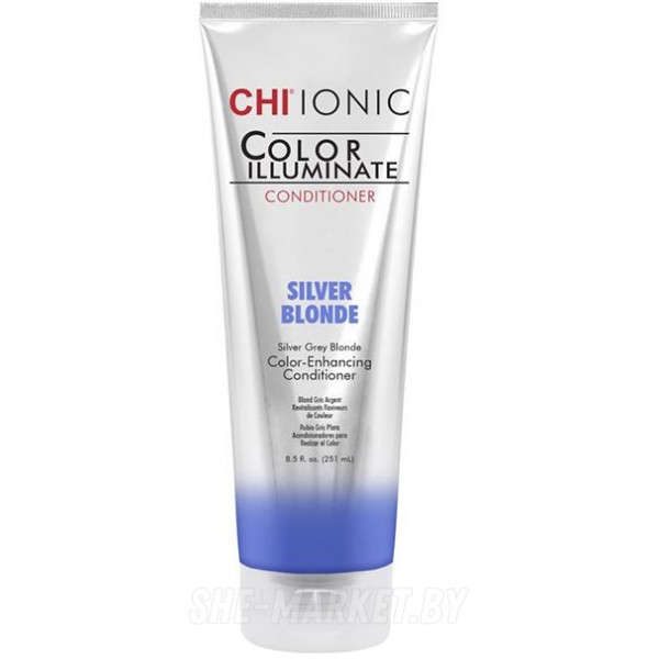 Оттеночный кондиционер IONIC Color Illuminate Conditioner SILVER BLONDE серебристо-серый блонд 251 мл