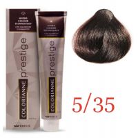 Крем краска для волос Colorianne Prestige ТОН - 5/35 Светлый коричневый шатен, 100мл Крем краска для волос Colorianne Prestige ТОН - 5/35 Светлый коричневый шатен, 100мл