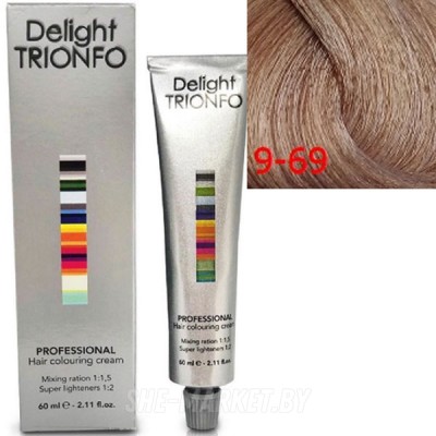 Стойкая крем-краска для волос   Trionfo 9-69 Блондин шоколадно-фиолетовый 60мл