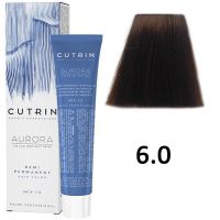 Безаммиачный краситель для волос AURORA 6.0 Demi Permanent Hair Color, 60мл