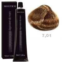 Крем-краска для волос Oligomineral Cream 7.01 блондин пепельный 100мл