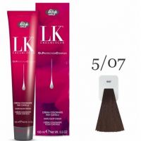 Краска для волос LK OPC Oil Protection Complex 5/07 светло-каштановый натуральный бежевый, 100мл