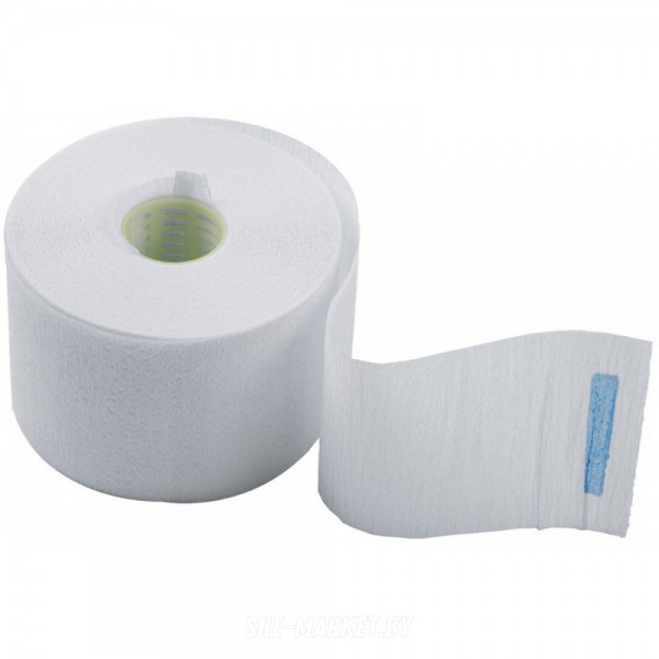 Воротнички бумажные 01-001 с синей липучкой (100 шт)