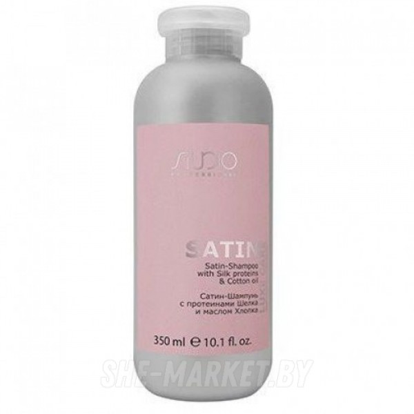 Сатин-Шампунь с протеинами шелка и маслом хлопка серии 