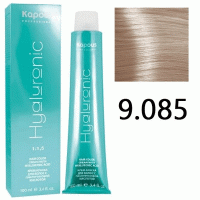 Крем-краска для волос Hyaluronic acid 9.085 Очень светлый блондин пастельный розовый, 100 мл Крем-краска для волос Hyaluronic acid 9.085 Очень светлый блондин пастельный розовый, 100 мл