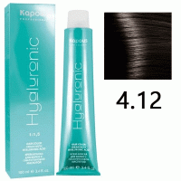 Крем-краска для волос Hyaluronic acid  4.12 Коричневый табачный, 100 мл