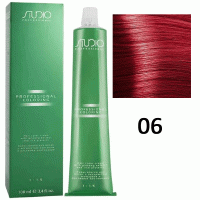 Крем-краска для волос Studio Professional Coloring  усилитель 06 красный, 100мл