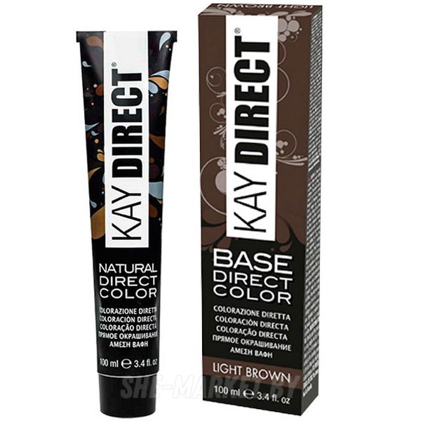 Краситель прямого действия Kay Direct - СВЕТЛЫЙ КАШТАН Light Brown, 100мл