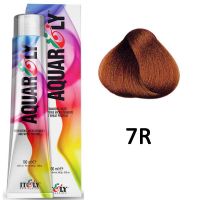 Кремообразный краситель для волос Aquar ly 7R Медный средне-русый, 100мл