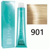 Крем-краска для волос Hyaluronic acid  901 Осветляющий пепельный, 100 мл