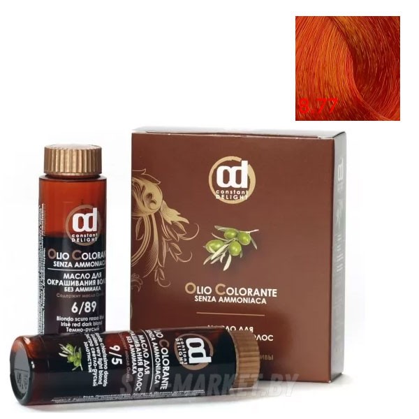 Масло для окрашивания волос Olio Colorante 8.77, 50мл
