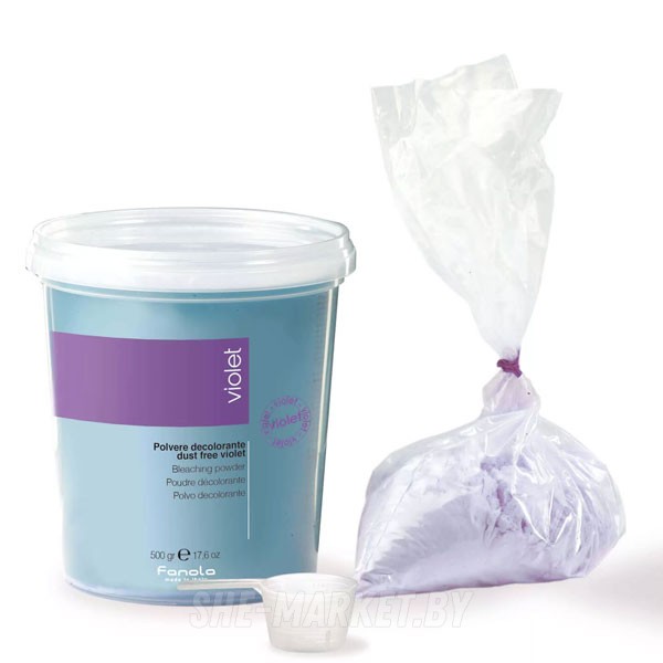Обесцвечивающая пудра фиолетовая(пакет), 500гр