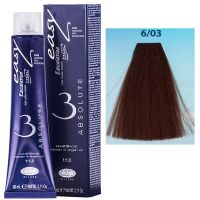 Крем-краска для волос Escalation Easy Absolute 3 ТОН 6/03  темный натуральный блондин золотистый 60мл
