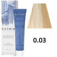 Безаммиачный краситель для волос AURORA 0.03 Demi Permanent Hair Color, 60мл
