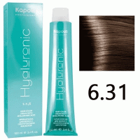 Крем-краска для волос Hyaluronic acid  6.31 Темный блондин золотистый бежевый, 100 мл