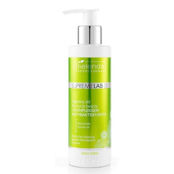 Нежный гель для умывания SUPREMELAB Sebio Derm, 200 г